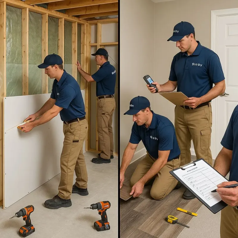 Repairs and Reconstruction process in Enterprise, NV